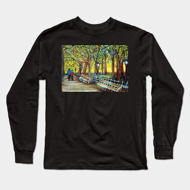 Central Park Long Sleeve T-Shirt by barbosaart